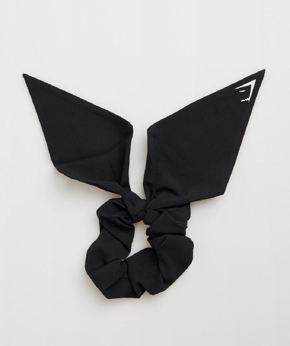 Sombreros Gymshark Bow Scrunchie Accessories Negras | CO 4216KOR